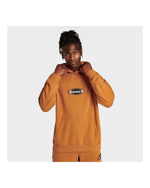 Timberland Oval Logo Graphic Pullover Hoodie in Small