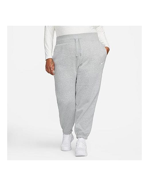 Nike Sportswear Phoenix Oversized Fleece Jogger Pants Plus Grey/Dark Grey Heather