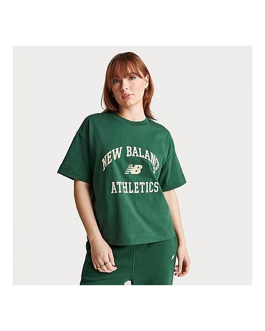 New Balance Athletics Varsity Boxy T-Shirt 100 Cotton