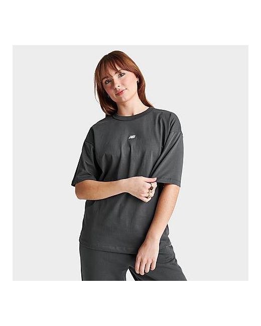 New Balance Athletics Logo Oversized T-Shirt 100 Cotton/Jersey