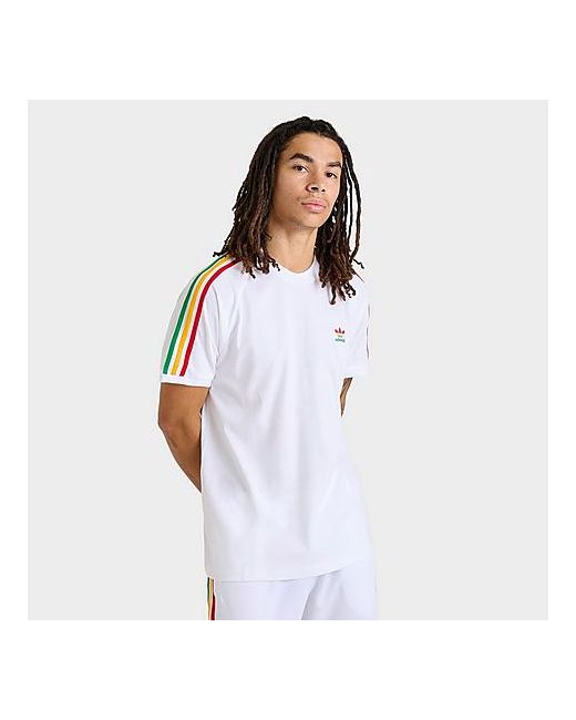 Adidas Originals adicolor Classics 3-Stripes T-Shirt White/White Small 100 Cotton
