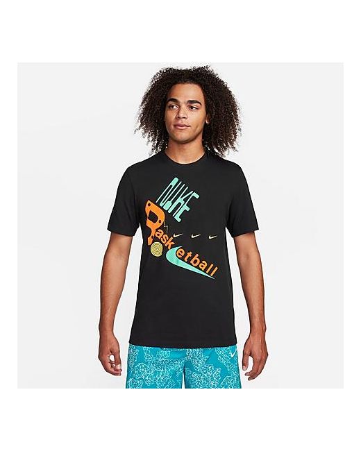 Nike Swoosh Enlightened Hoops Graphic T-Shirt Medium 100 Cotton/Polyester
