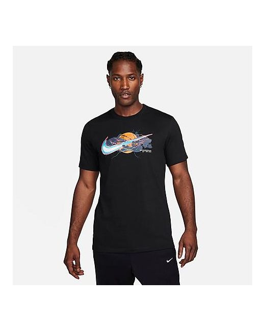 Nike Swoosh Sky Graphic T-Shirt Small 100 Cotton