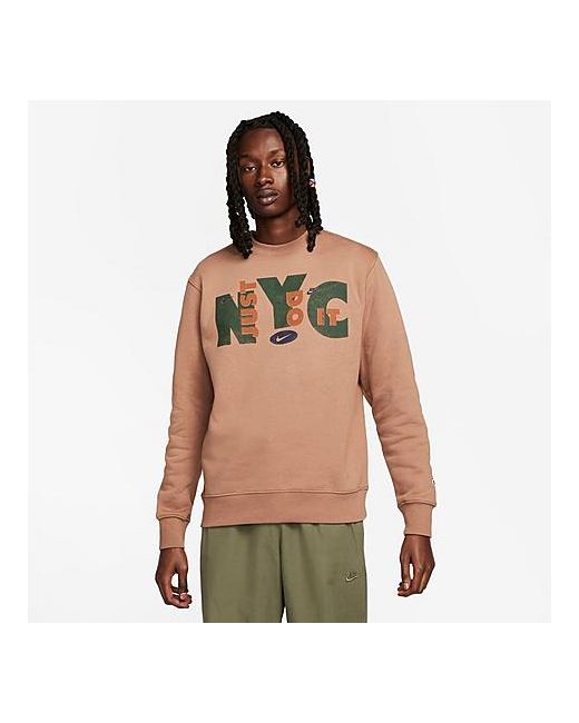 Nike Sportswear Club Fleece JDI NYC Crewneck Sweatshirt Medium
