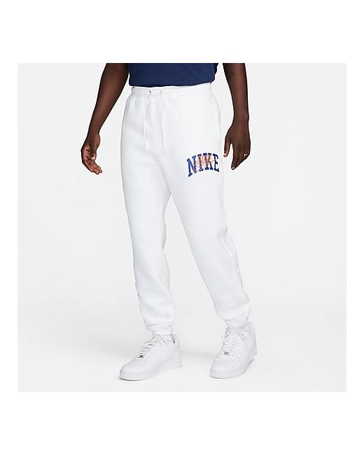 Nike Club Fleece Arched Varsity Graphic Cuffed Sweatpants Medium