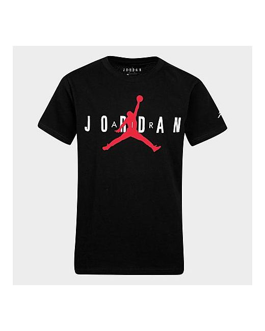 Jordan Boys Air Jumpman T-Shirt Black/Black Small