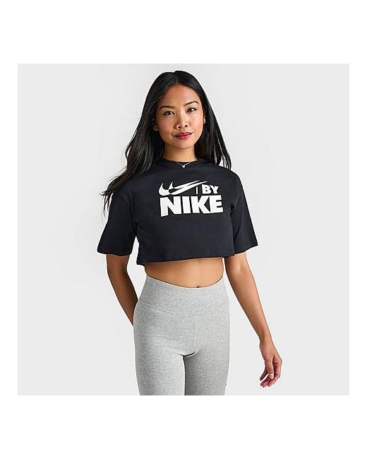 Nike Swoosh Cropped T-Shirt 100 Cotton