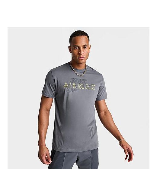 Nike Sportswear Air Max Futura Graphic T-Shirt Grey/Iron Grey Small 100 Cotton