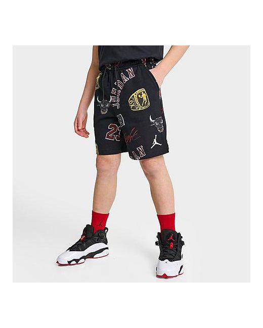 Jordan Boys Allover Print Shorts Small