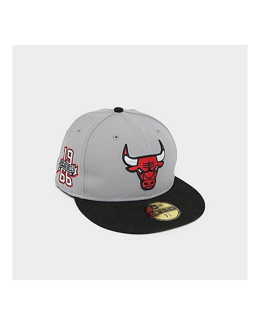 New Era Chicago Bulls NBA 59FIFTY Fitted Hat Grey/Grey