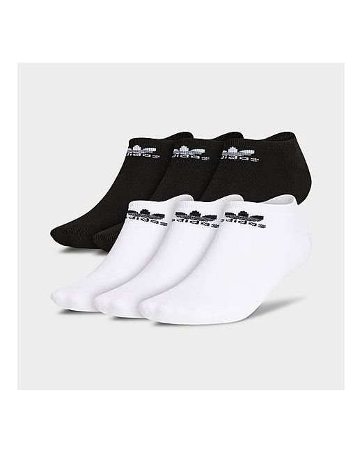 Adidas Originals Trefoil No-Show Socks 3-Pack Black Medium