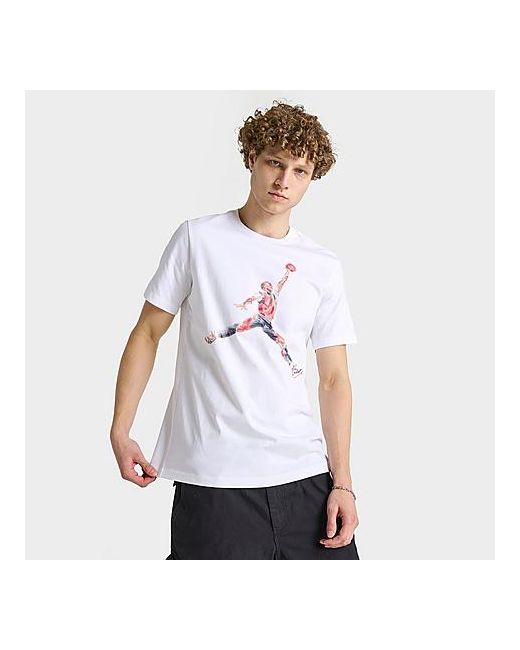 Jordan Jumpman Watercolor Logo T-Shirt Small 100 Cotton