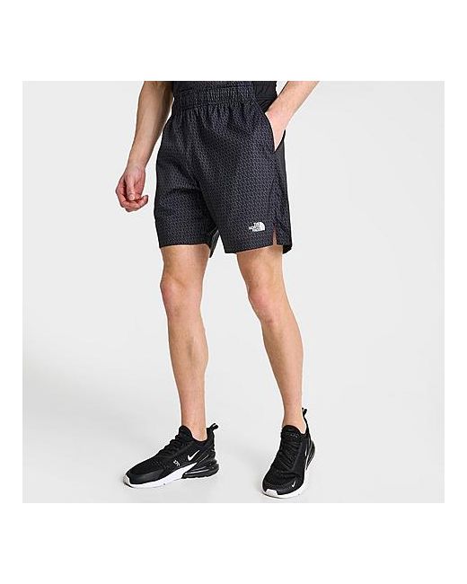 The North Face Inc 24/7 Printed Performance Shorts Small 100 Polyester