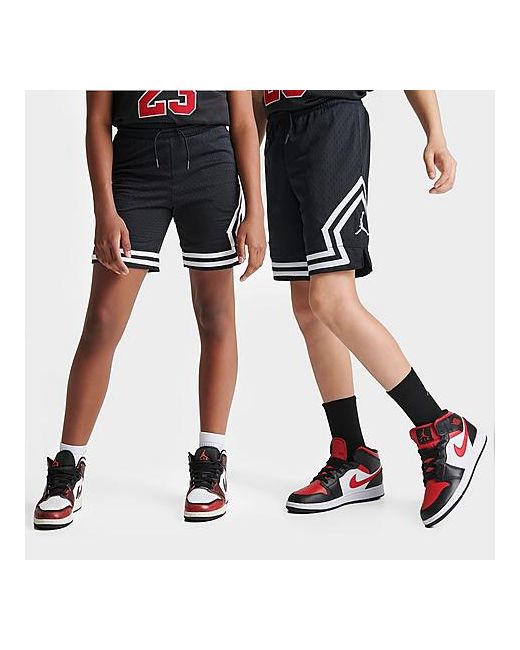 Jordan Boys Air Diamond Basketball Shorts Black/Black Medium