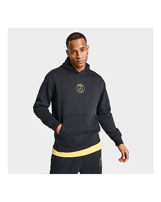 Jordan Paris Saint-Germain Logo Fleece Pullover Hoodie Medium