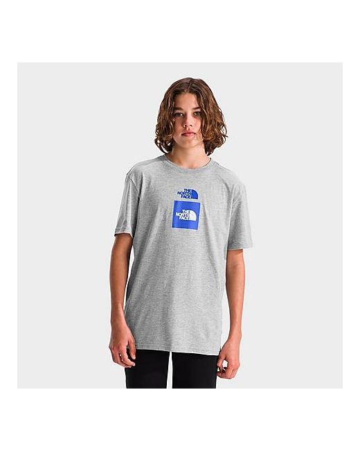 The North Face Inc Boys Lightning Logo T-Shirt Grey Small