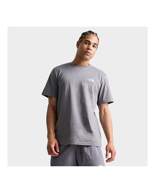 The North Face Inc Simple Dome Logo T-Shirt Grey Small 100 Cotton