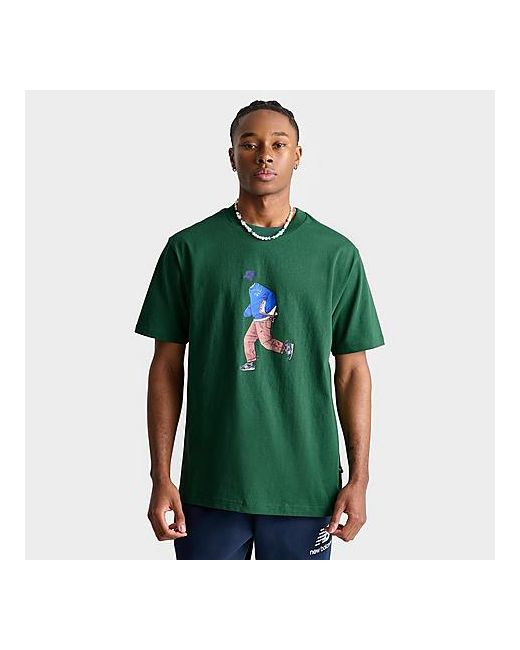 New Balance Athletics Rooted Sport Graphic T-Shirt Medium 100 Cotton/Jersey