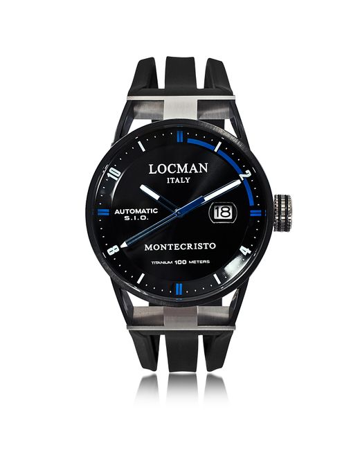 Locman Designer Watches Montecristo PVD Stainless Steel Titanium