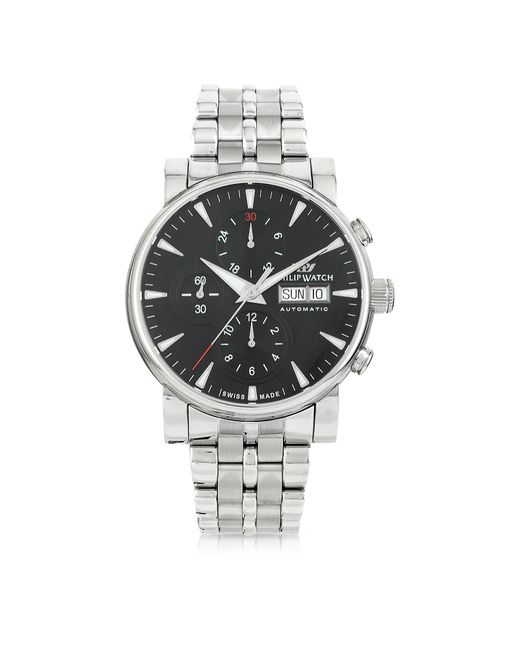 Philip Watch Designer Watches Heritage Wales Automatic Chronograph Watch