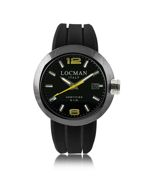 Locman Designer Watches One PVD Stainless Steel Chronograph
