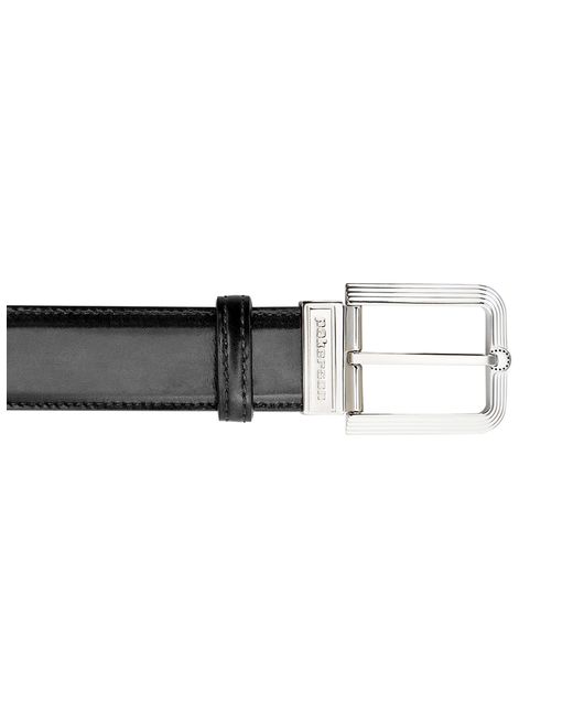 Pakerson Designer Belts Italian Leather Belt w Silver