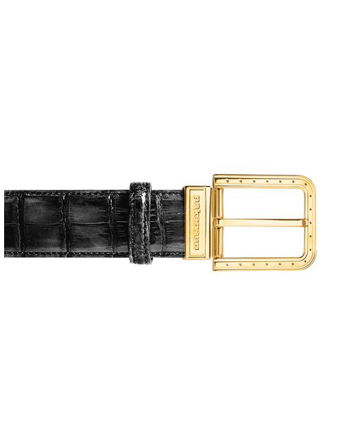 Pakerson Designer Belts Italian Leather Belt w Gold