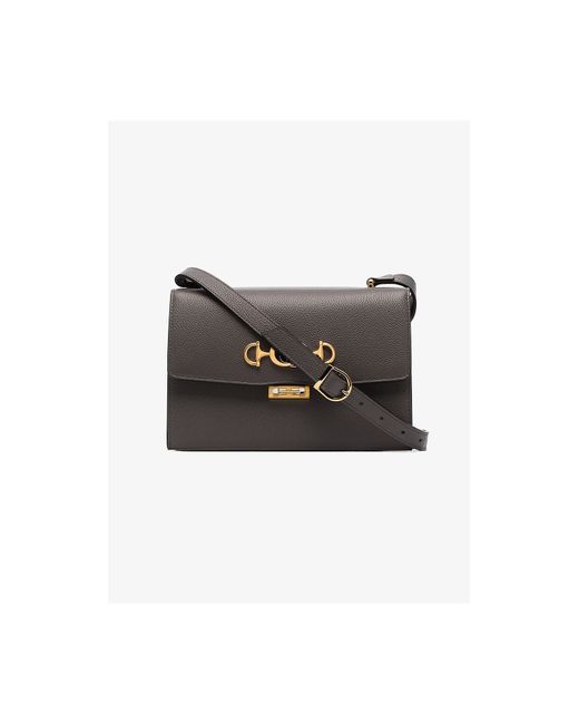 Gucci Designer Handbags Grey Small Zumi Leather Shoulder Bag