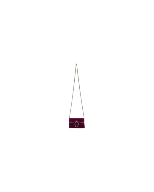 Gucci Designer Handbags Velvet Super Mini Dionysus Bag