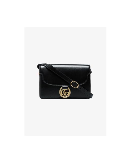 Gucci Designer Handbags GG ring small leather shoulder bag
