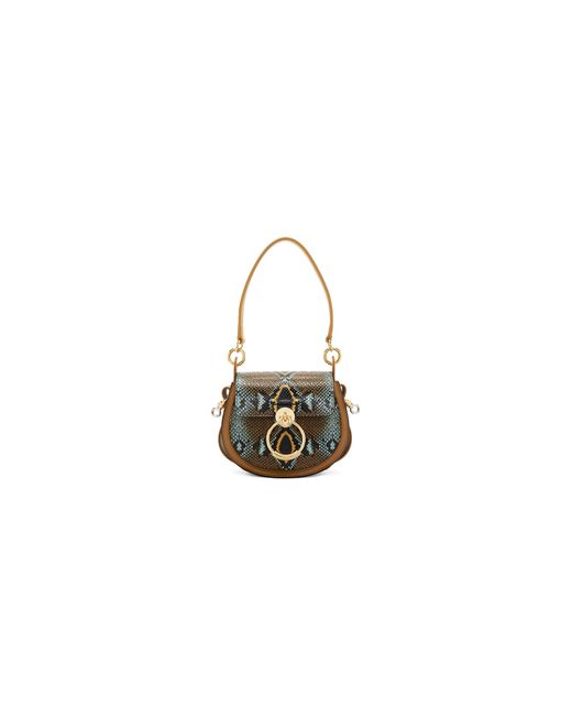 Chloé Designer Handbags Python Small Tess Bag