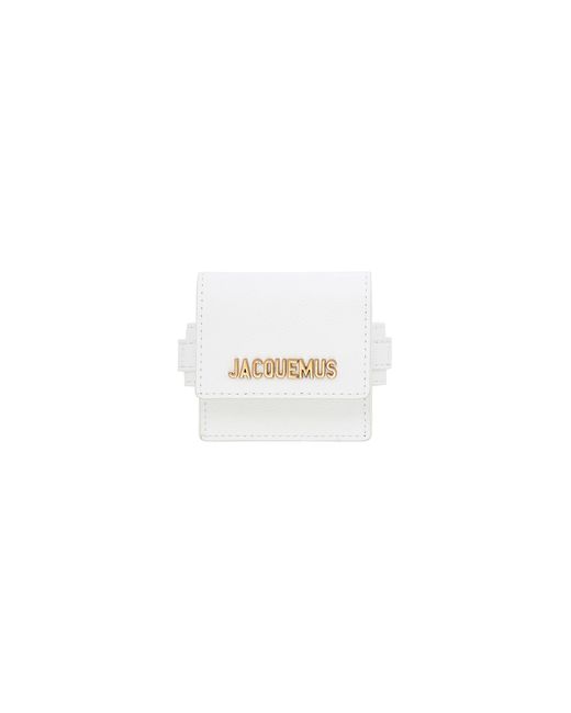 Jacquemus Designer Handbags White Le Sac Bracelet Pouch