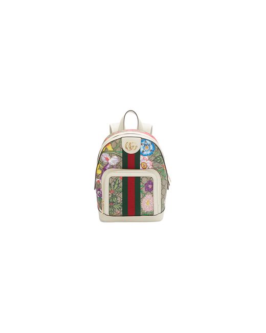 Gucci Designer Handbags Small GG Flora Ophidia Backpack
