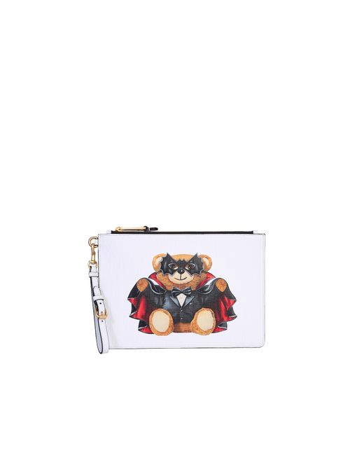 Moschino Designer Handbags TEDDY BEAR POUCH