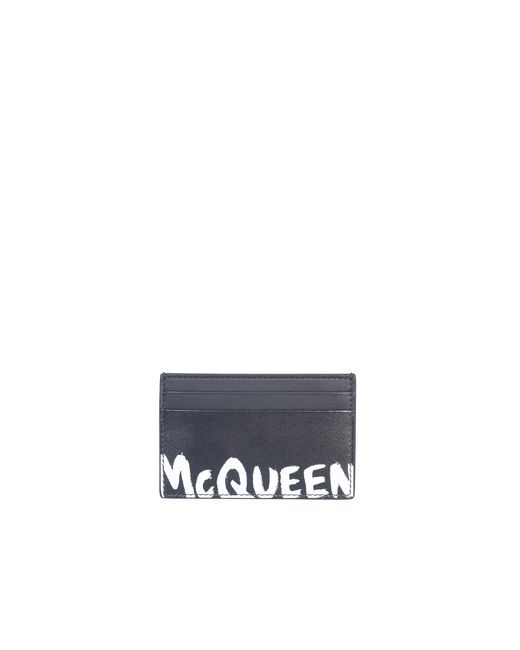 Alexander McQueen Designer Bags CARD HOLDER WITH LOGO