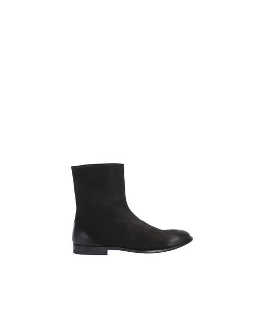 Alexander McQueen Designer Shoes Brushed Leather Boots