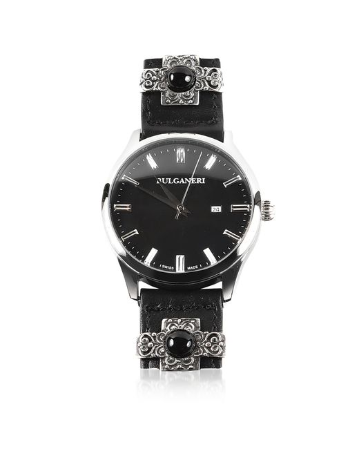 Bulganeri Designer Watches Capraia Stainless Steel Watch w/Silver
