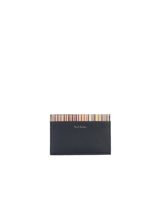 Paul Smith Designer Bags Card Holder With Stripe Signatures