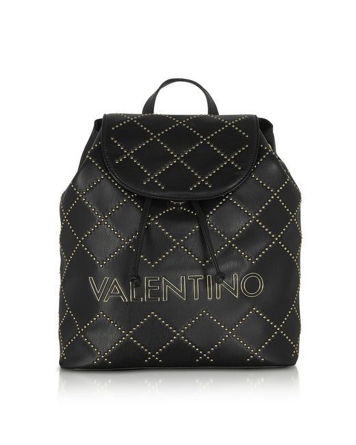 Valentino Bags by Mario Valentino Designer Handbags Mandolino Eco-Leather Studded Backpack