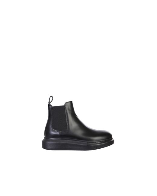 Alexander McQueen Designer Shoes Chelsea Hybrid Boots