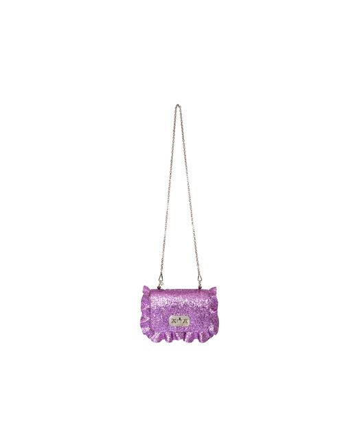 RED Valentino Designer Handbags Glitter Rock Ruffles Crossbody Bag