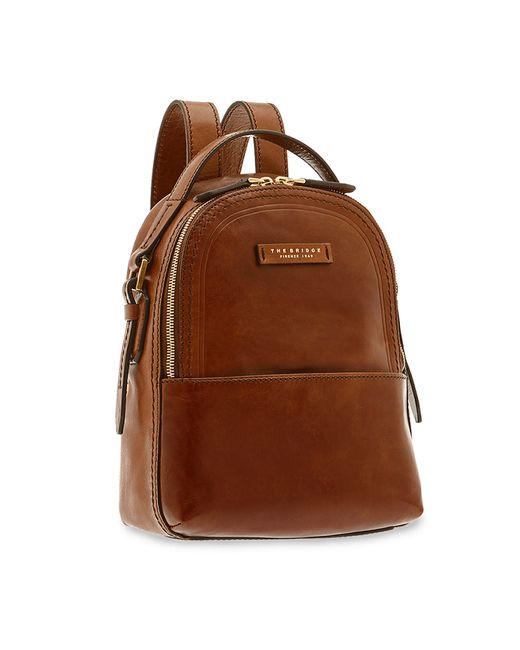 The Bridge Designer Handbags Pearl District Genuine Leather Backpack