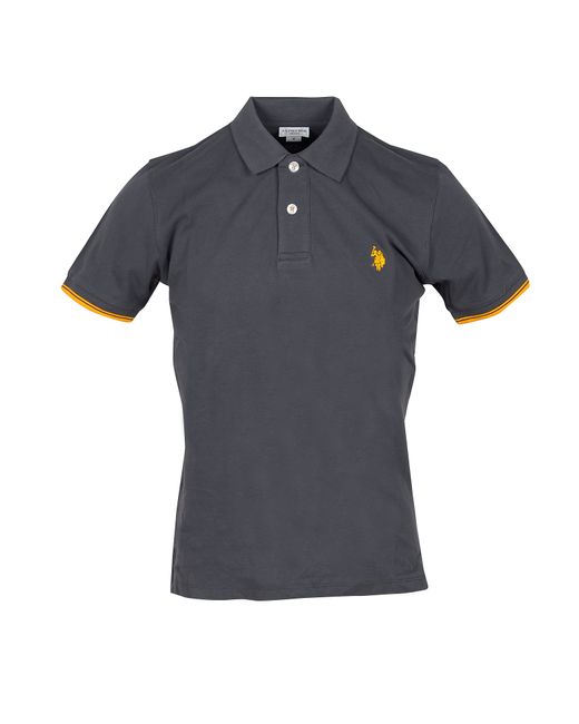 U.S. Polo Assn. U.S. Polo Assn. Designer Shirts Dark Piqué Cotton Shirt