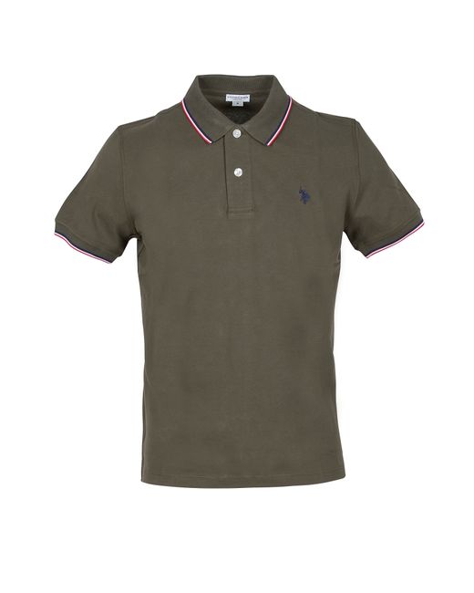 U.S. Polo Assn. U.S. Polo Assn. Designer Shirts Military Piqué Cotton Shirt