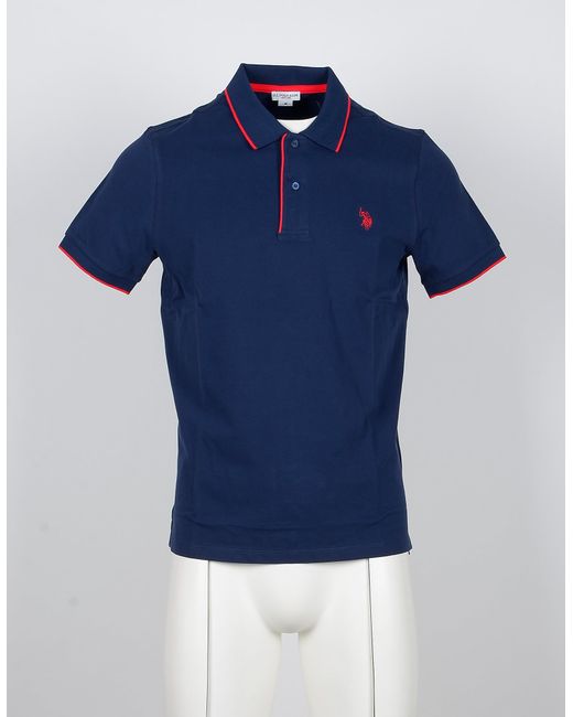 U.S. Polo Assn. U.. Polo Assn. Designer Shirts Navy Cotton Shirt