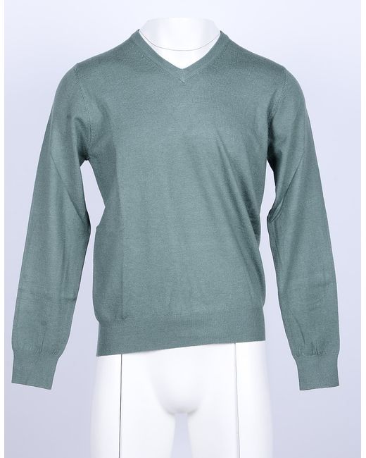 Cashmere Company Designer Knitwear Wool and cashmere V-Neck Sweater
