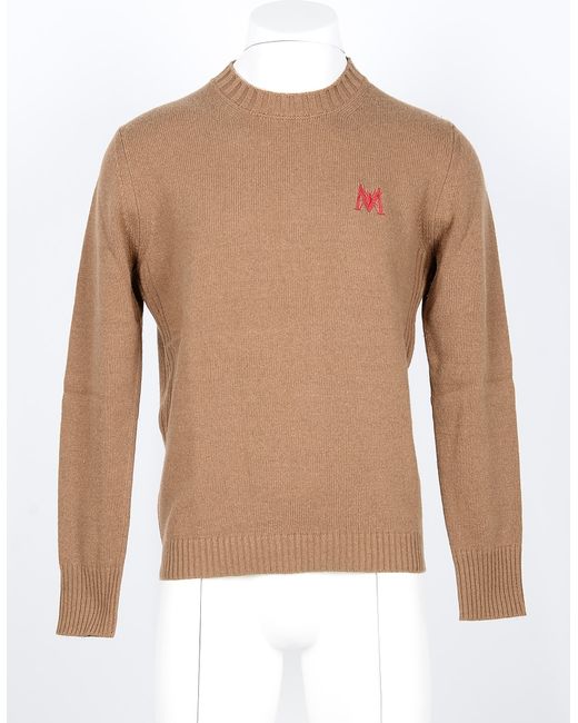 Messagerie Designer Knitwear Wool Viscose and Cashmere Blend Sweater