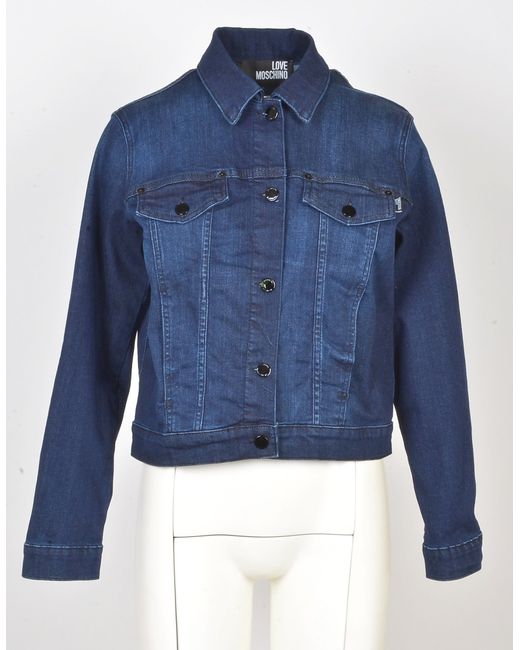 Love Moschino Designer Coats Jackets Cotton Denim Jacket