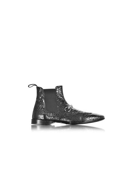 Cesare Paciotti Python Leather Low Boot
