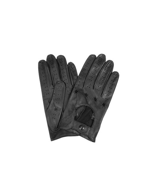 Forzieri Mens Italian Leather Driving Gloves